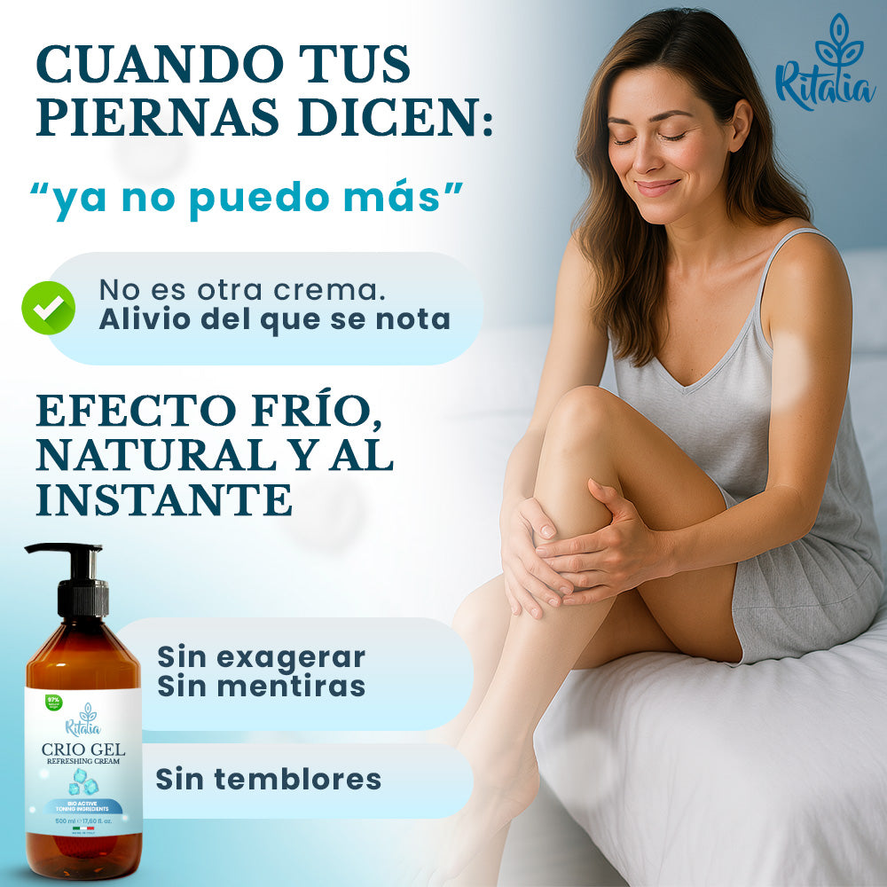 500 ml Crema gel frío piernas cansadas