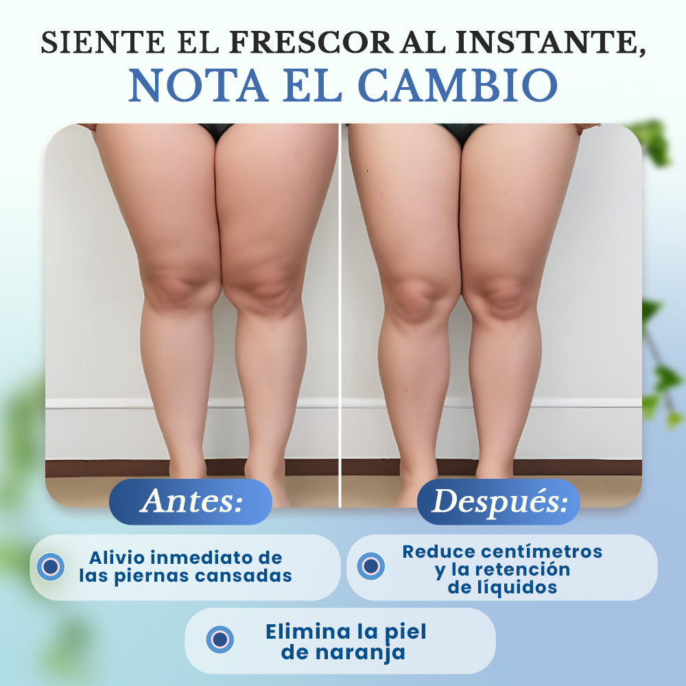 2 Vendas frías para piernas con efecto frío intenso