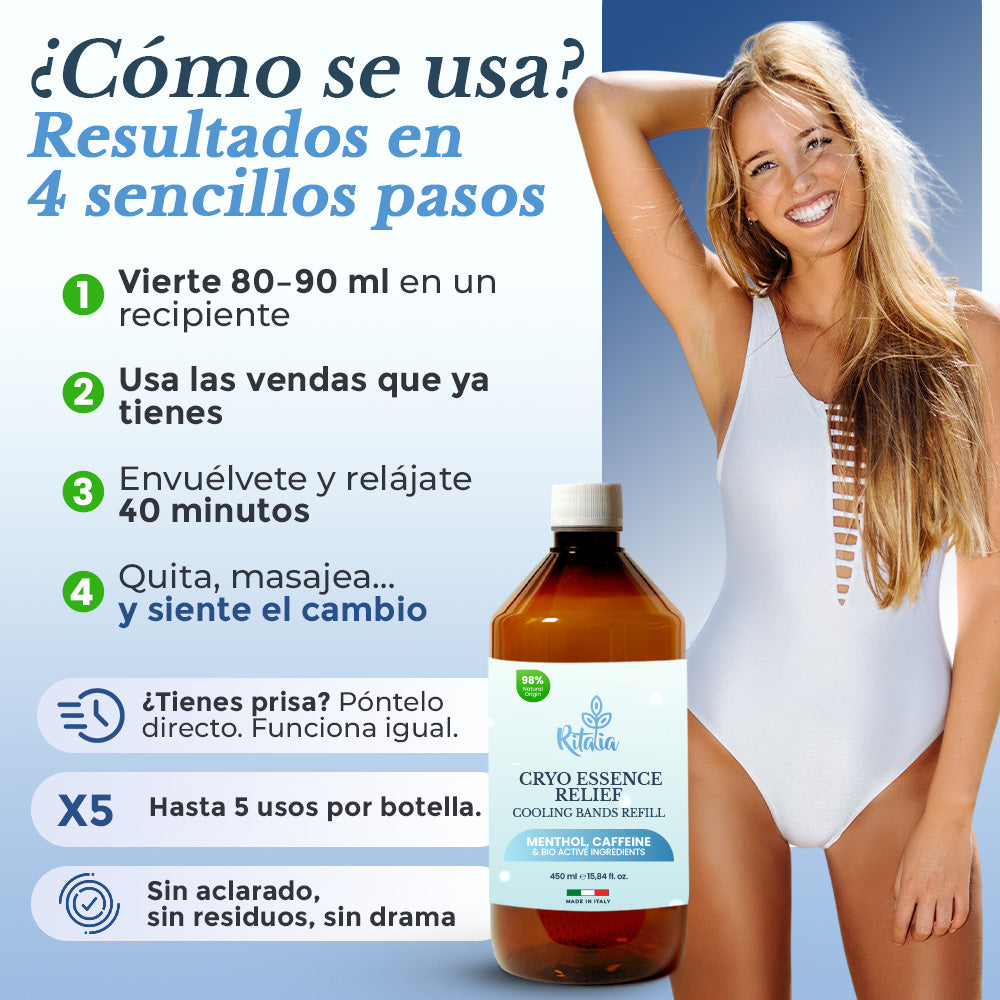 LIQUIDO para Vendas Efecto FRÍO y Relajante