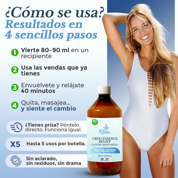 LIQUIDO para Vendas Efecto FRÍO y Relajante