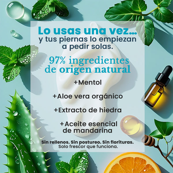 500 ml Crema gel frío piernas cansadas