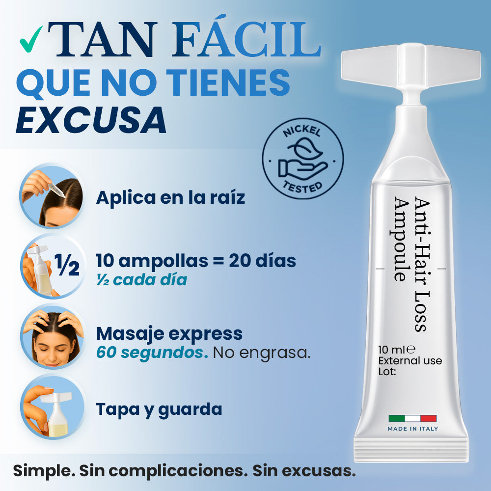 Ampollas Anticaida Cabello Mujer y Hombre Ritalia®