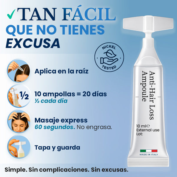 Ampollas Anticaida Cabello Mujer y Hombre Ritalia®