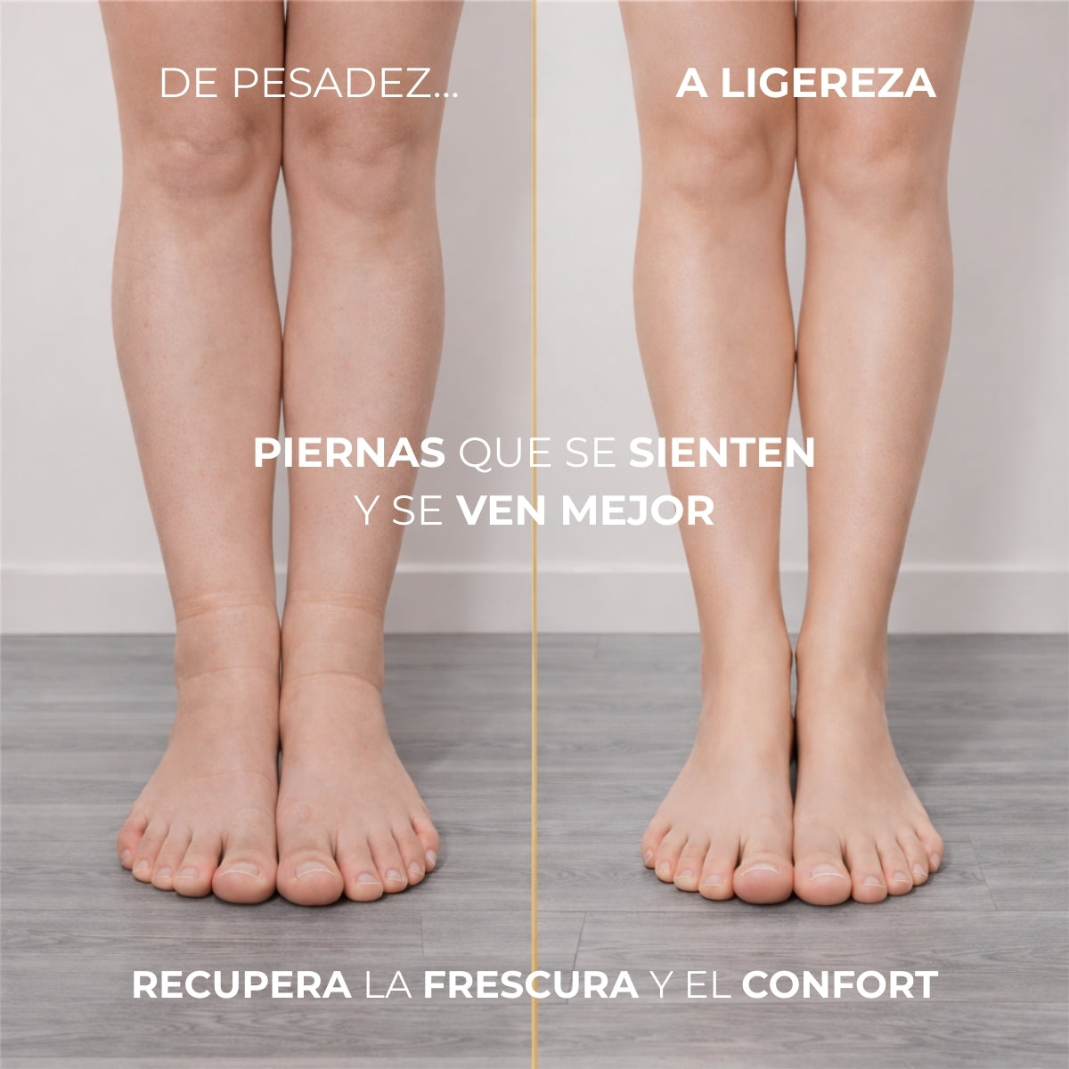 Calcetines drenantes con efecto frio para piernas hinchadas
