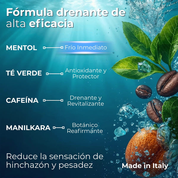 Calcetines drenantes con efecto frio para piernas hinchadas