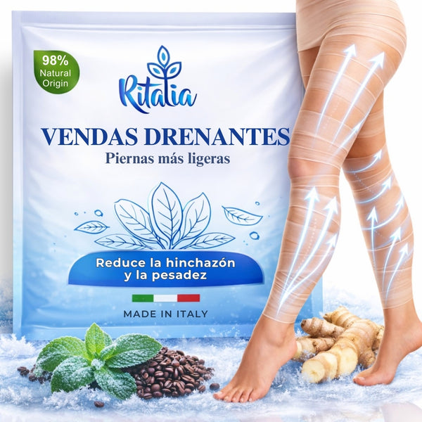 2 Vendas frías para piernas con efecto frío intenso