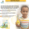 Cepillos dientes electricos niños forma U infantil ultrasónico inteligente automático recargable kidbrush